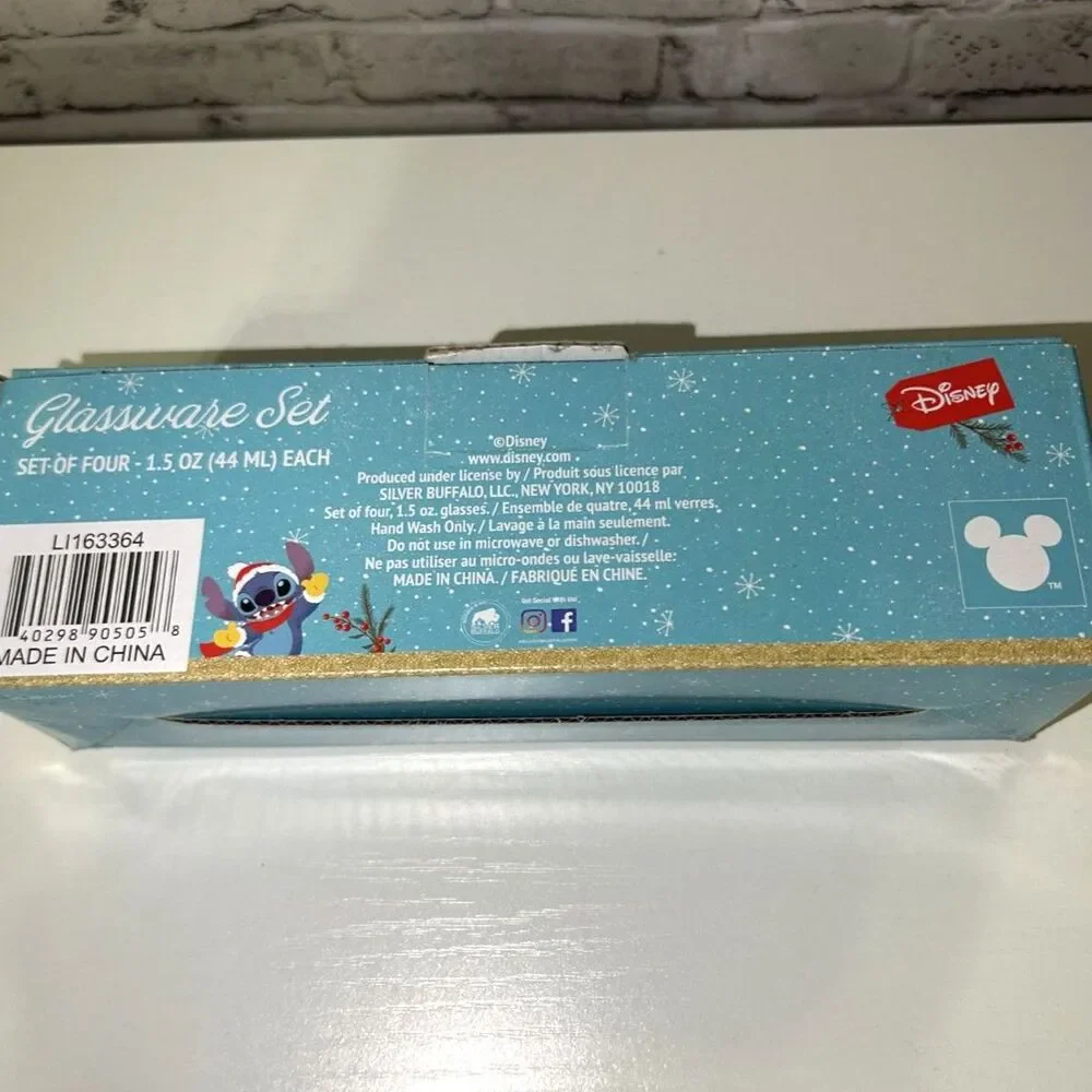 Disney Lilo & Stitch 4 Piece Shot Glass Set - Picture 6 of 6